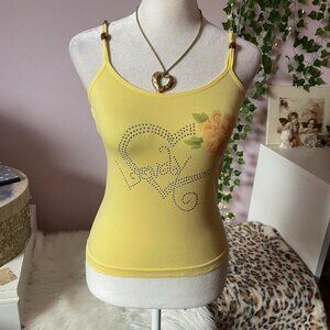 Vintage Y2K “Lovely” Tank Top
